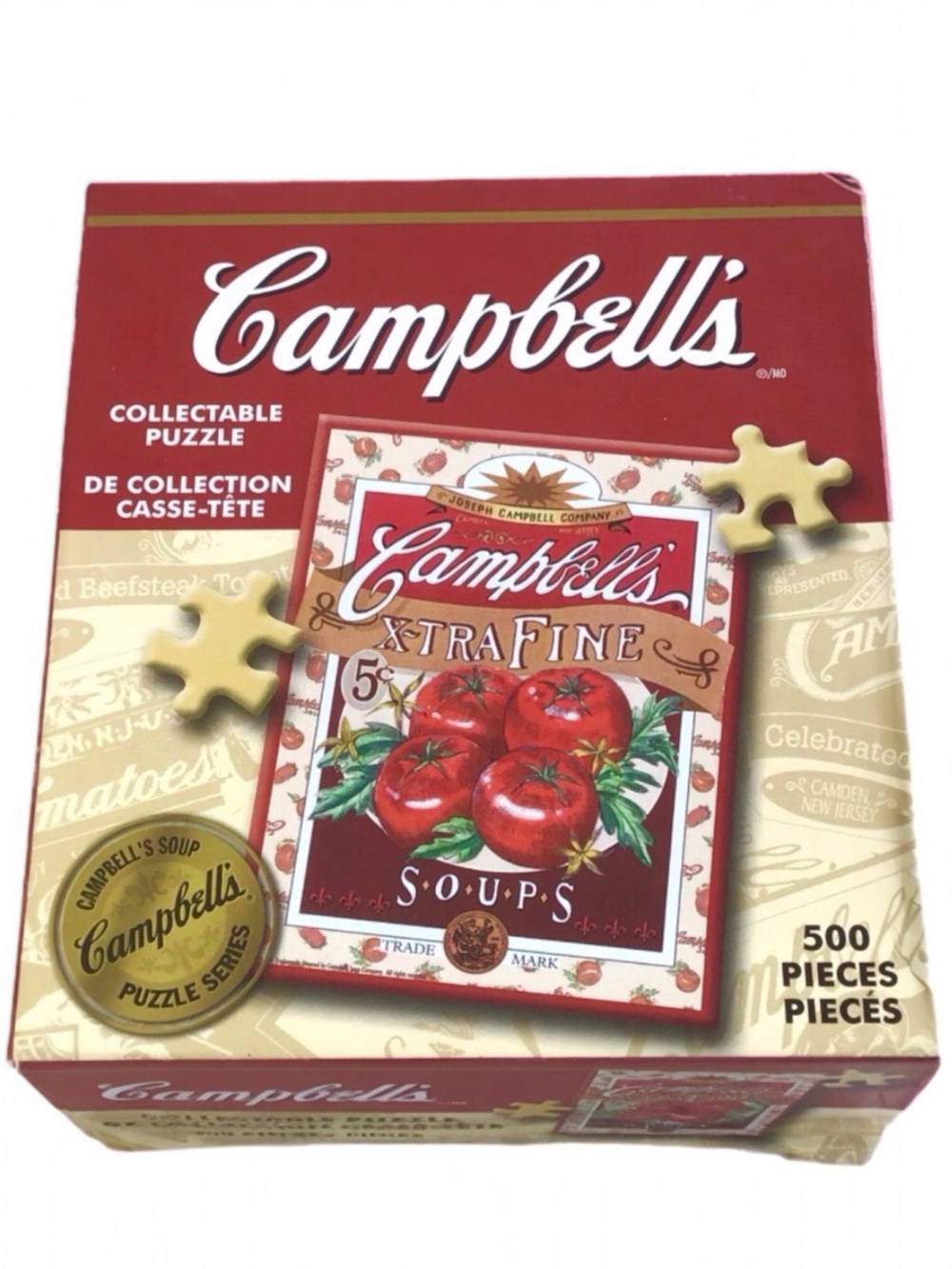 Vintage 2004 Campbells Soup Puzzle 500 Pieces COMPLETE Advertising Collectible